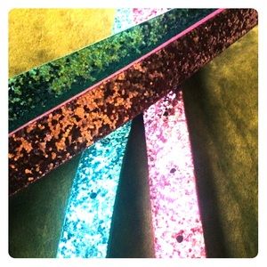 2 Girls Glitter Belts Bundle for $9
